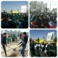 شرکت دانشجویان دانشکده امام خمینی (ره) قاین در مراسم درختکاری