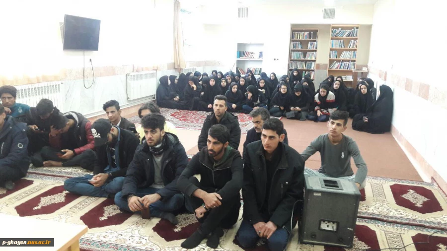 مراسم بزرگداشت شهید سپهبد حاج قاسم سلیمانی و همرزمان در آموزشکده فنی قاین  2