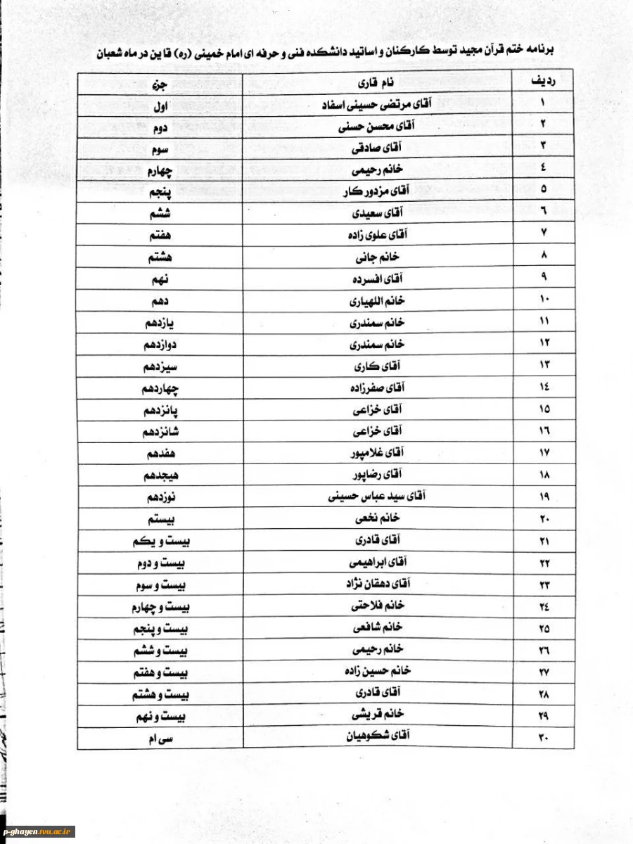 ختم قرآن 2