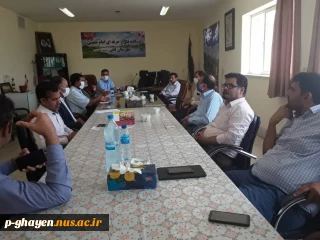 جلسه هم اندیشی  همکاران دانشکده فنی قاین با حضور ریاست دانشگاه فنی استان
