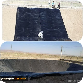 ساخت استخر ذخیره آب باران