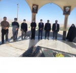 حضور  همکاران بر مزار شهدای خوش نام جبل النورو تجلیل از همکاران رزمنده و یادگاران دوران دفاع مقدس 3