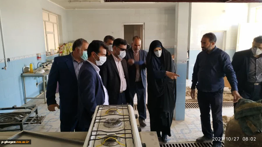 بازدید مدیر کل محترم امور دانشجویی از خوابگاههای  آموزشکده فنی و حرفه ای امام خمینی ره قاین 2