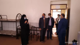 بازدید مدیر کل محترم امور دانشجویی از خوابگاههای  آموزشکده فنی و حرفه ای امام خمینی ره قاین 4