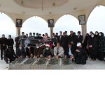 پیاده روی و حضور همکاران مراکز آموزش عالی شهرستان قاینات  بر سر مزار شهدای گمنام جبل النور به مناسبت دومین سالگرد شهادت سردار دل ها ، حاج قاسم سلیمانی 2