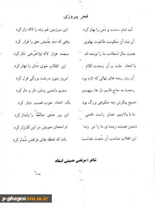"انقلاب ما انفجار نور بود"