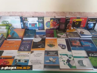 برگزاری نمایشگاه کتاب در  سالن دانشکده فنی امام خمینی (ره) قاین-  واحد دختران مهر 1401 به مناسبت هفته وحدت