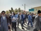 شرکت کارکنان و دانشجویان آموزشکده فنی  و حرفه ای امام خمینی ره قاین  در نماز جمعه و راهپیمایی حمایت از مردم فلسطین