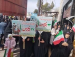 حضور ریاست ، همکاران ، اساتید و دانشجویان آموزشکده فنی و حرفه ای قاین در راهپیمایی با شکوه یوم الله ۲۲ بهمن ۱۴۰۲  
روابط عمومی آموزشکده فنی و حرفه ای قاین 2