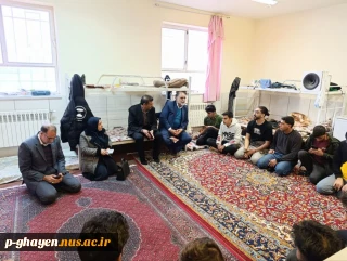 نشست صمیمی ریاست دانشگاه ملی مهارت خراسان جنوبی با دانشجویان دانشگاه ملی مهارت مرکز قاین