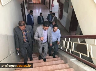دیدار صمیمی ریاست دانشگاه ملی مهارت واحد استانی خراسان جنوبی«جناب دکتر علیرضا جهانگیر» به اتفاق همکاران استانی و «جناب دکتر غلامپور»فرماندار شهرستان قاینات 3