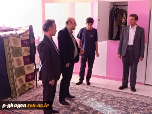 بازدید مدیرکل امور دانشجویی دانشگاه ملی مهارت از آموزشکده قاین 3