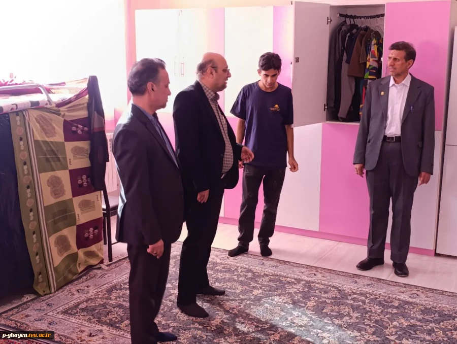 بازدید مدیرکل امور دانشجویی دانشگاه ملی مهارت از آموزشکده قاین 3