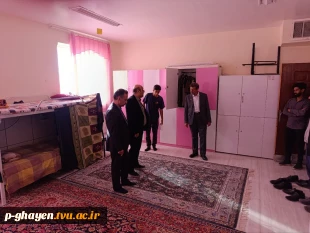 بازدید مدیرکل امور دانشجویی دانشگاه ملی مهارت از آموزشکده قاین 4