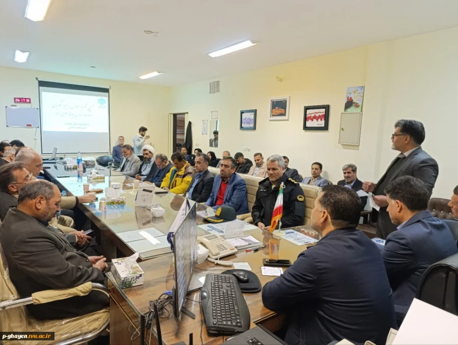 مراسم تودیع رییس پیشین و معارفه سرپرست جدید آموزشکده  قاین 4